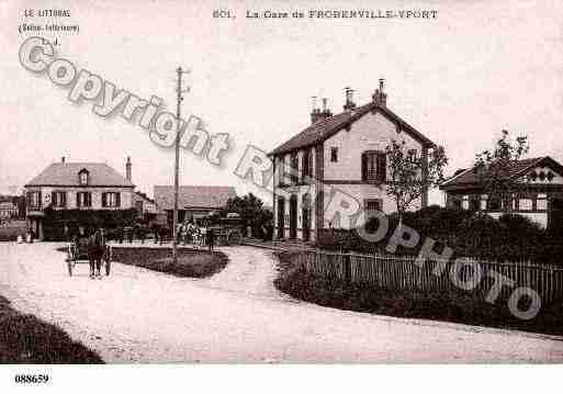 Ville de FROBERVILLE, carte postale ancienne