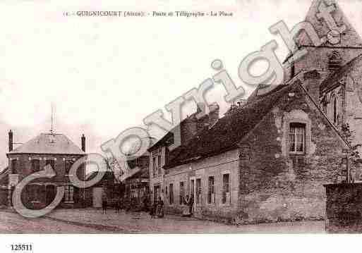 Ville de GUIGNICOURT, carte postale ancienne