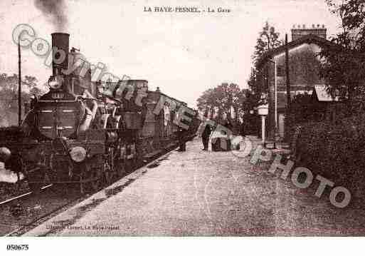 Ville de HAYEPESNEL(LA), carte postale ancienne