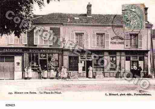 Ville de HERICY, carte postale ancienne