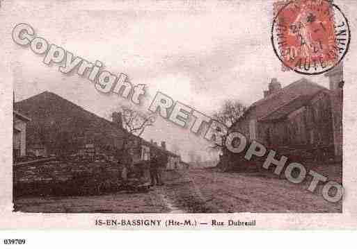 Ville de ISENBASSIGNY, carte postale ancienne