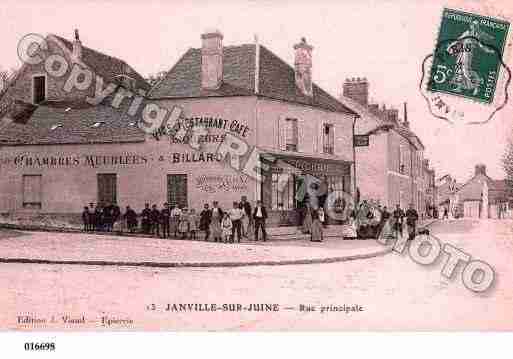 Ville de JANVILLESURJUINE, carte postale ancienne