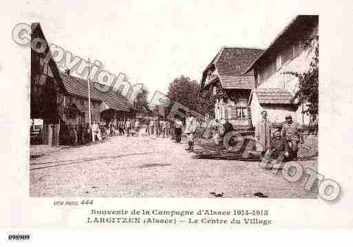 Ville de LARGITZEN, carte postale ancienne