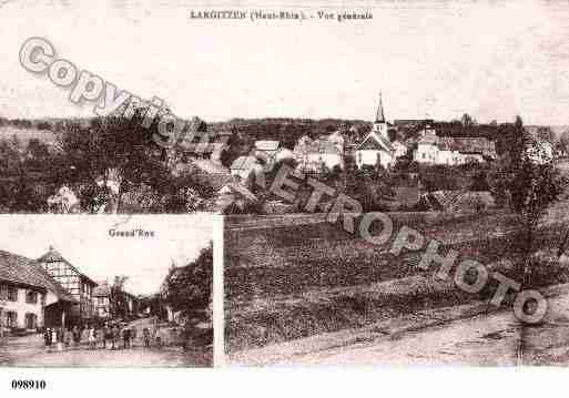 Ville de LARGITZEN, carte postale ancienne