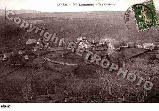 Ville de LEUCAMP, carte postale ancienne