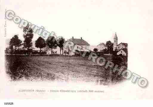 Ville de MALBUISSON, carte postale ancienne