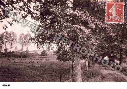 Ville de MAROLLESENBRIE, carte postale ancienne