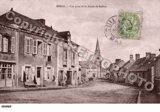 Ville de MERAL, carte postale ancienne Ville de MERAL, carte postale ancienne
