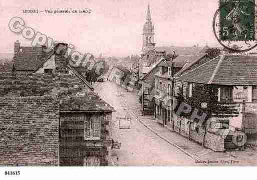 Ville de MESSEI, carte postale ancienne