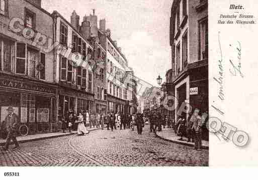 Ville de METZ, carte postale ancienne