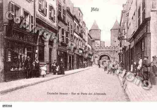 Ville de METZ, carte postale ancienne