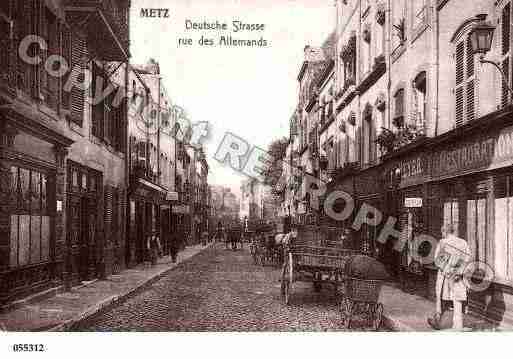 Ville de METZ, carte postale ancienne