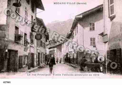 Ville de MODANE, carte postale ancienne