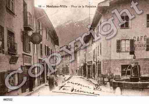 Ville de MODANE, carte postale ancienne