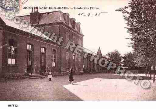 Ville de MONTCHANIN, carte postale ancienne