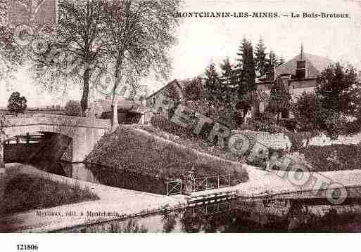 Ville de MONTCHANIN, carte postale ancienne