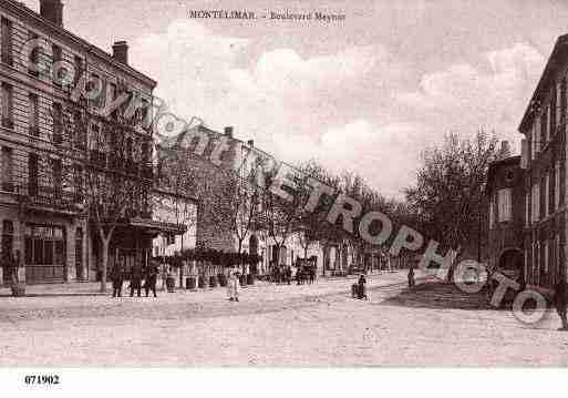 Ville de MONTELIMAR, carte postale ancienne