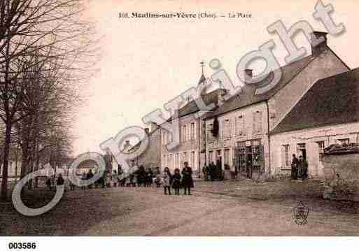 Ville de MOULINSSURYEVRE, carte postale ancienne