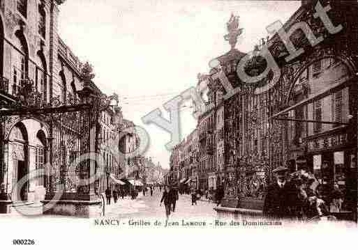 Ville de NANCY, carte postale ancienne