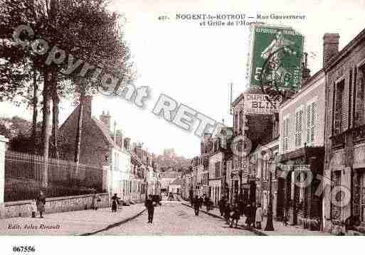 Ville de NOGENTLEROTROU, carte postale ancienne