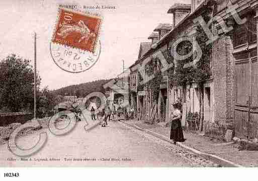 Ville de ORBEC, carte postale ancienne