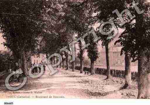 Ville de ORBEC, carte postale ancienne