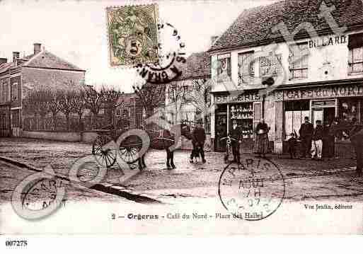 Ville de ORGERUS, carte postale ancienne