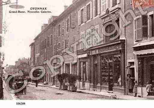 Ville de OYONNAX, carte postale ancienne