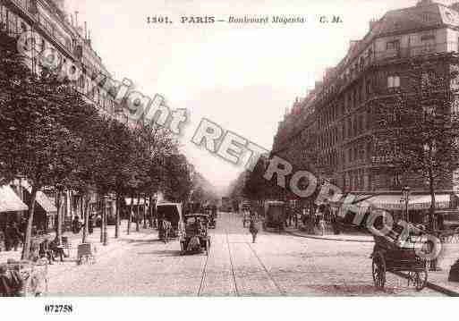 Ville de PARIS10, carte postale ancienne