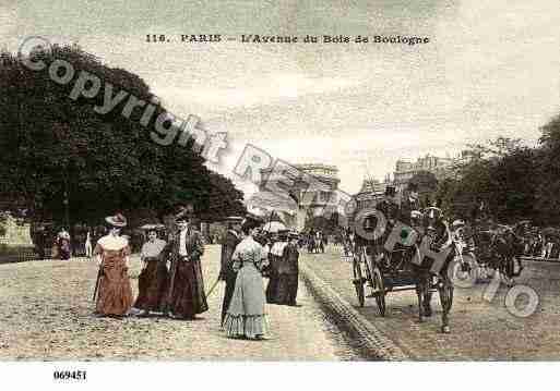 Ville de PARIS16, carte postale ancienne