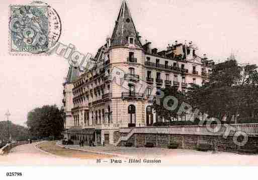 Ville de PAU, carte postale ancienne