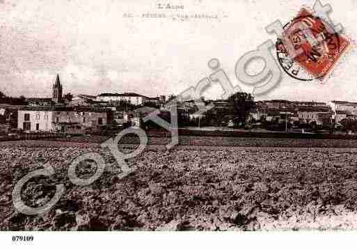 Ville de PEZENS, carte postale ancienne
