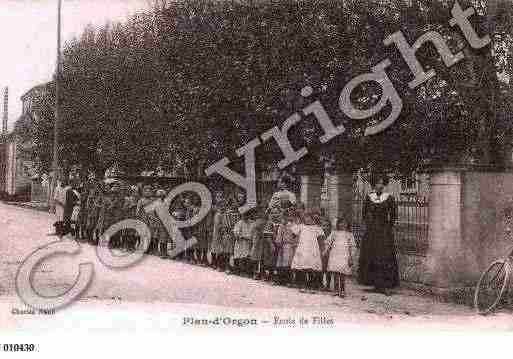 Ville de PLAND'ORGON, carte postale ancienne