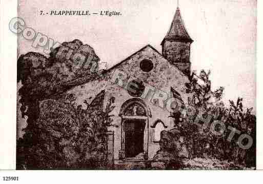 Ville de PLAPPEVILLE, carte postale ancienne