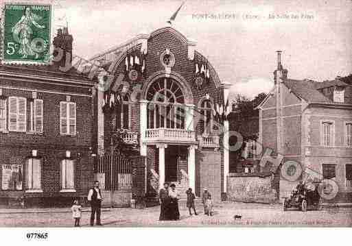 Ville de PONTSAINTPIERRE, carte postale ancienne