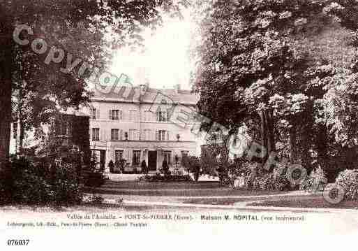 Ville de PONTSAINTPIERRE, carte postale ancienne