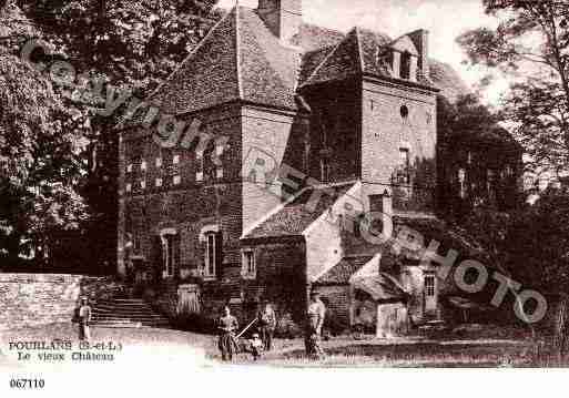 Ville de POURLANS, carte postale ancienne Ville de POURLANS, carte postale ancienne