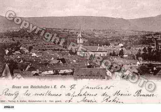 Ville de REICHSHOFFEN, carte postale ancienne