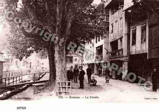 Ville de ROMANSSURISERE, carte postale ancienne