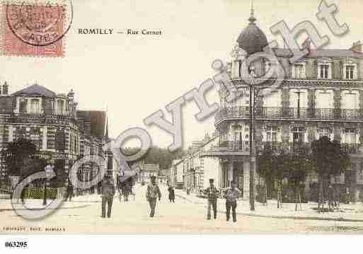 Ville de ROMILLYSURSEINE, carte postale ancienne