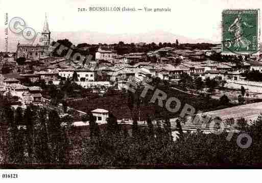 Ville de ROUSSILLON, carte postale ancienne