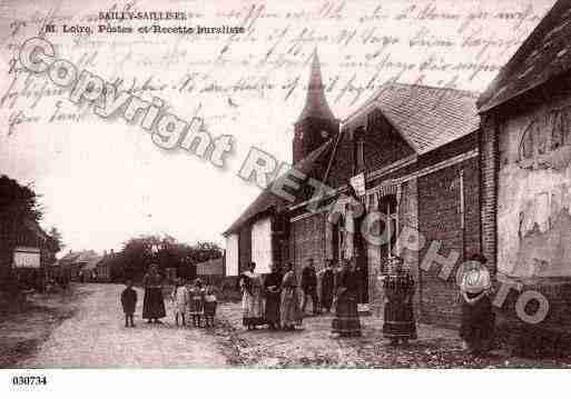 Ville de SAILLYSAILLISEL, carte postale ancienne