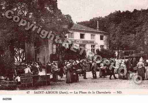 Ville de SAINTAMOUR, carte postale ancienne