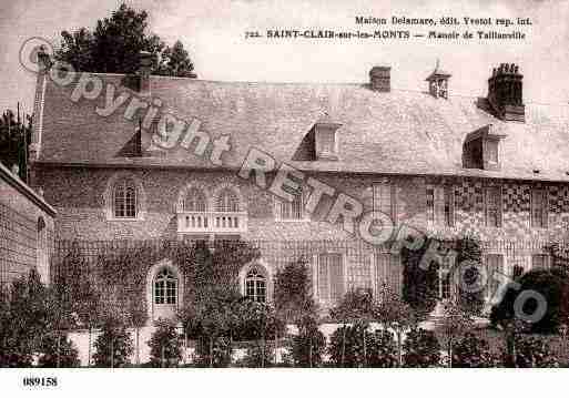 Ville de SAINTCLAIRSURLESMONTS, carte postale ancienne