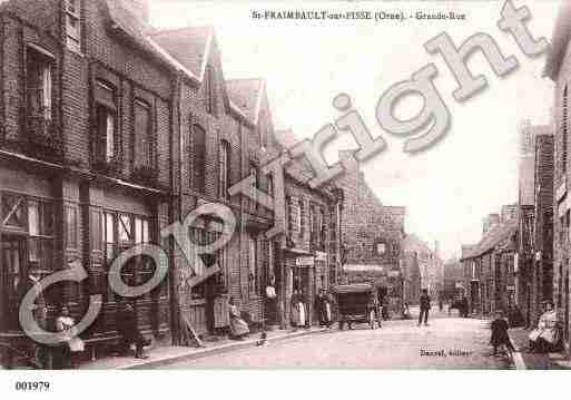 Ville de SAINTFRAIMBAULT, carte postale ancienne