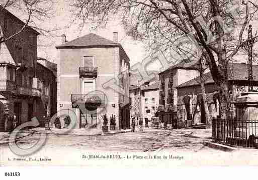 Ville de SAINTJEANDUBRUEL, carte postale ancienne