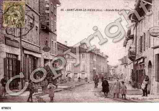 Ville de SAINTJEANLEVIEUX, carte postale ancienne