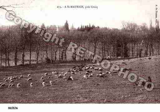 Ville de SAINTMAURICEPRESCROCQ, carte postale ancienne