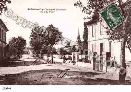 Ville de SAINTMEDARDDEGUIZIERES, carte postale ancienne