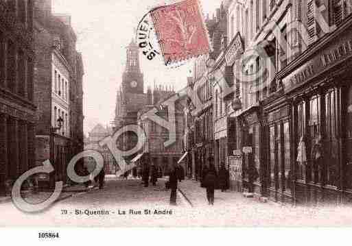 Ville de SAINTQUENTIN, carte postale ancienne